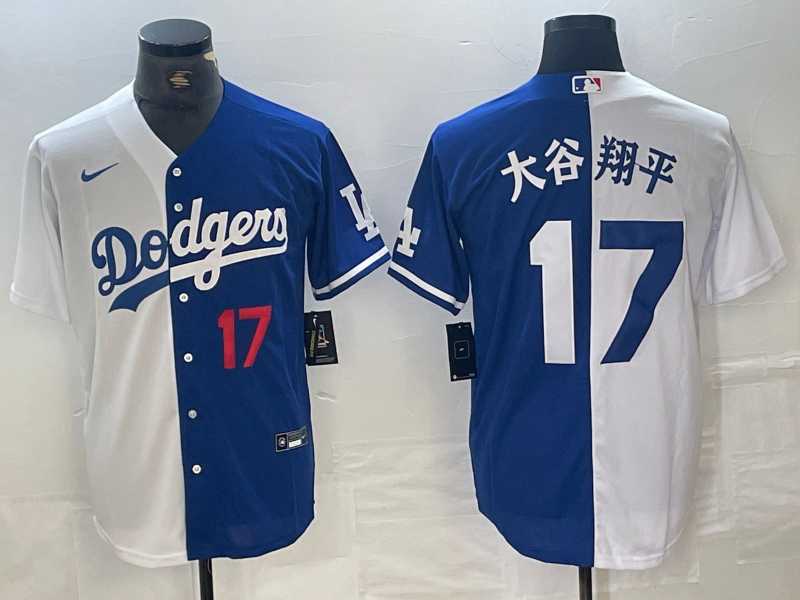 Men's Los Angeles Dodgers #17 Shohei Ohtani Number White Blue Two Tone Stitched Baseball Jersey Dzhi,We sell and wholesale Men's Los Angeles Dodgers #17 Shohei Ohtani Number White Blue Two Tone Stitched Baseball Jersey Dzhi on line form chian!